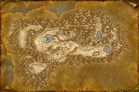 Dun Morogh map