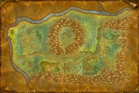 Duskwood map