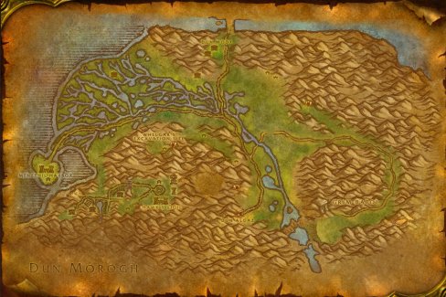 Wetlands map