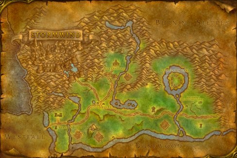 Elwynn Forest map