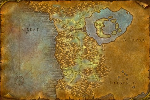 Silverpine Forrest map
