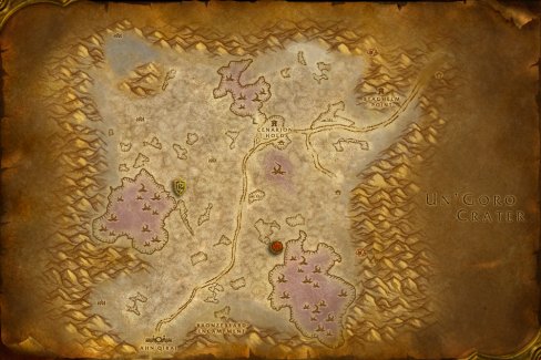 Silithus map