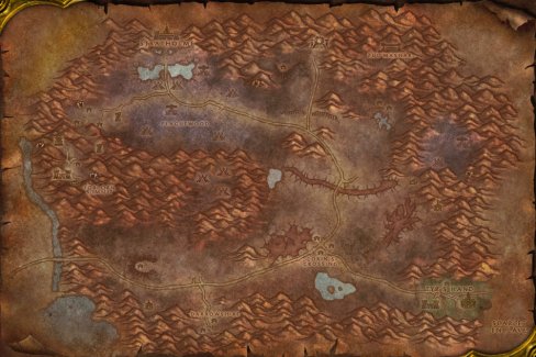 Eastern Plaguelands map