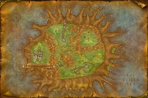 Teldrassil map