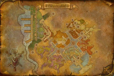 Stormwind City map