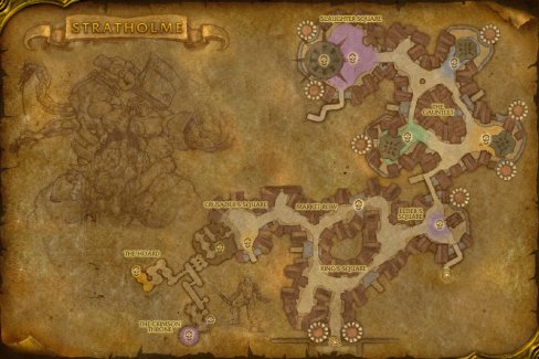 Stratholme (Dungeon) map