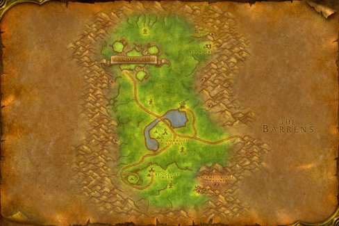 Mulgore map