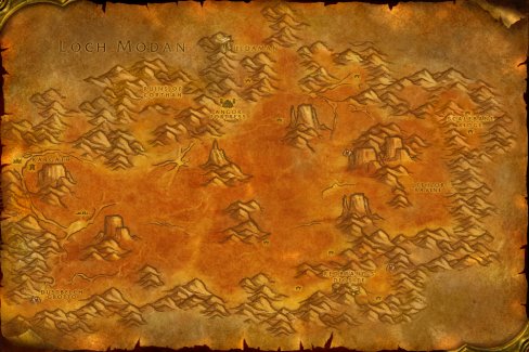 Badlands map