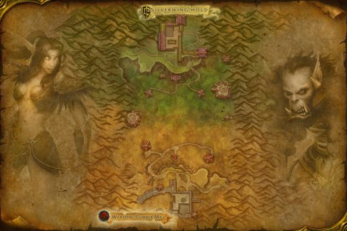 Warsong Gulch map