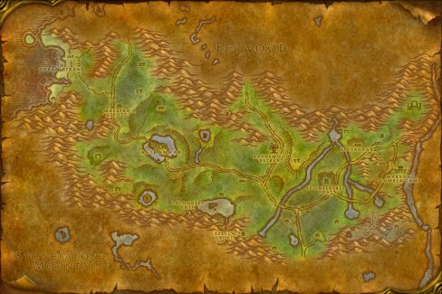 Ashenvale map