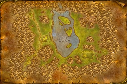 Loch Modan map