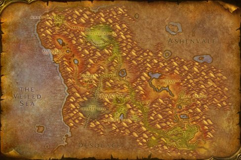 Stonetalon Mountains map