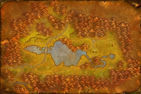 Redridge Mountains map